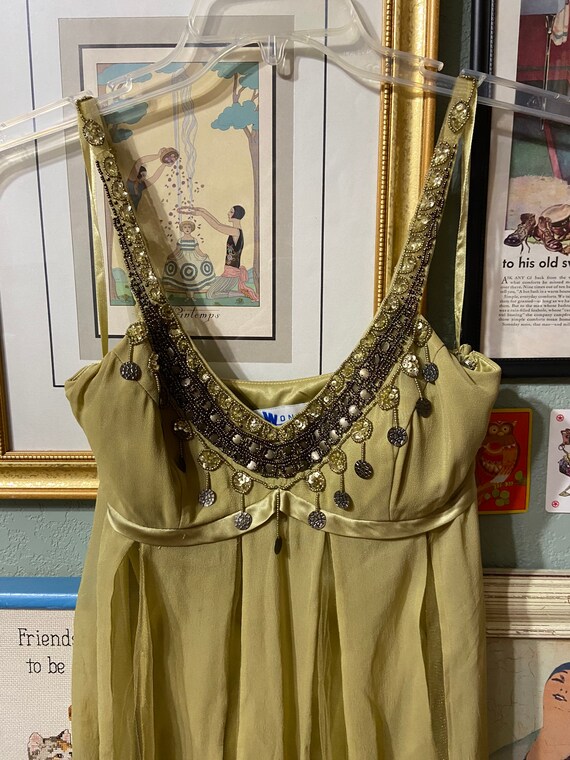Sue Wong Nocturne Beaded Silk Dress 