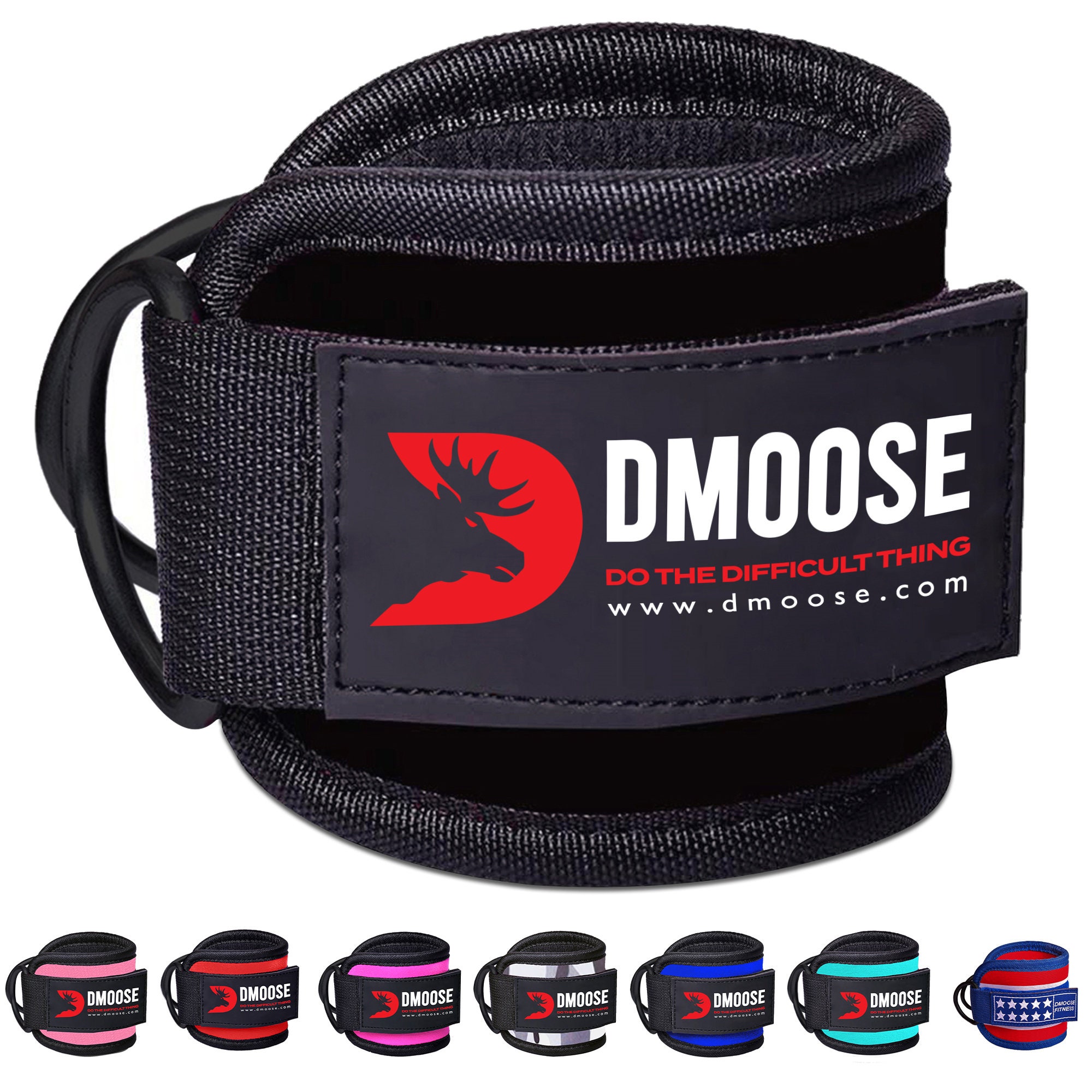 Dmoose Ankle Strap for Cable Machine Attachments Gym Ankle Cuff for  Kickbacks, Glute Workouts, Leg Extensions, Curls, Multiple Colors -   Canada