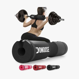 Dmoose Barbell Pad, Relief Pressure From Neck, Shoulder, and Provide Lower  Back Support, Non-slip EVA Foam Squat Pad With Safety Straps 