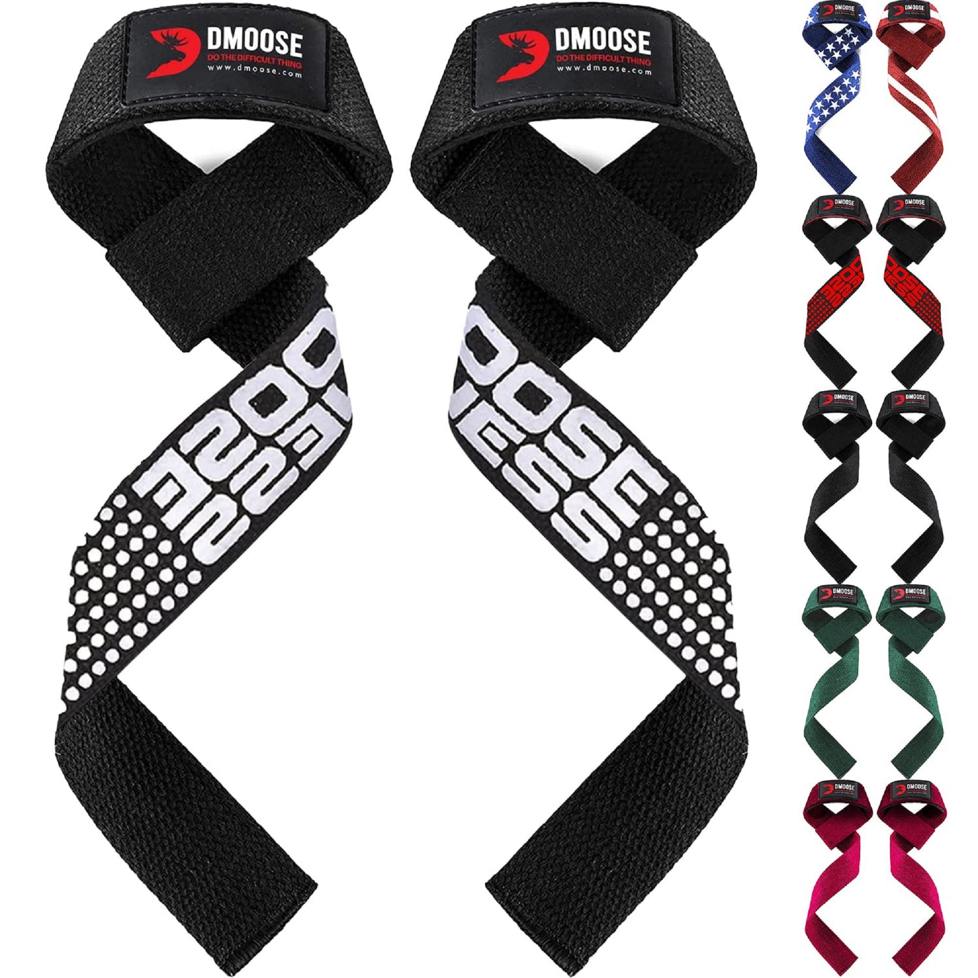 DMoose Fitness Weight Lifting Hooks (Pair), Hand India