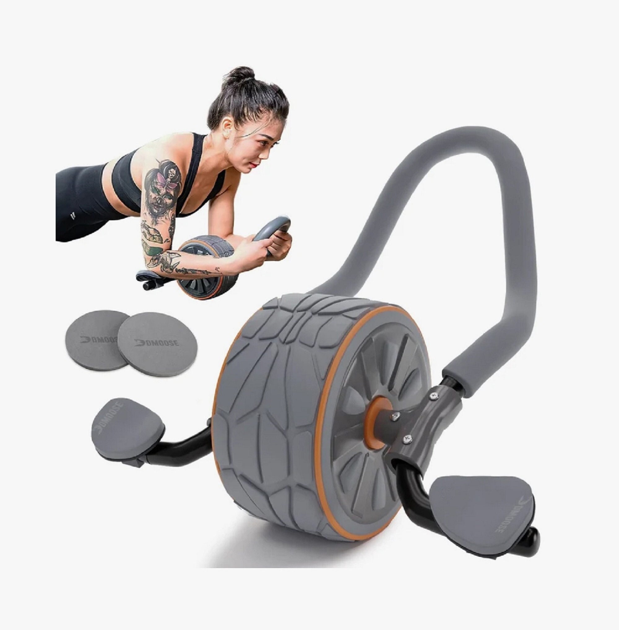 Dmoose Ab Roller Wheel, Ab Workout Equipment for Abdominal & Core Strength Training, Ab Wheel