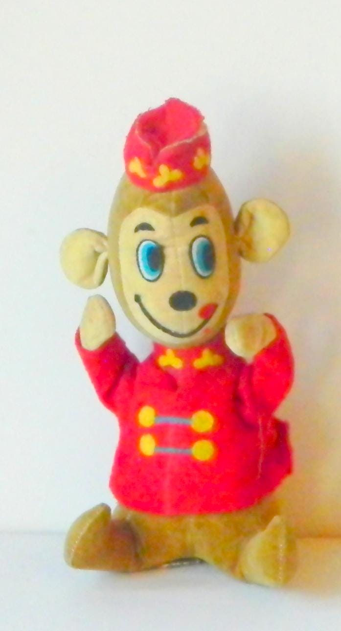 1960 Stuffed Monkey - Etsy