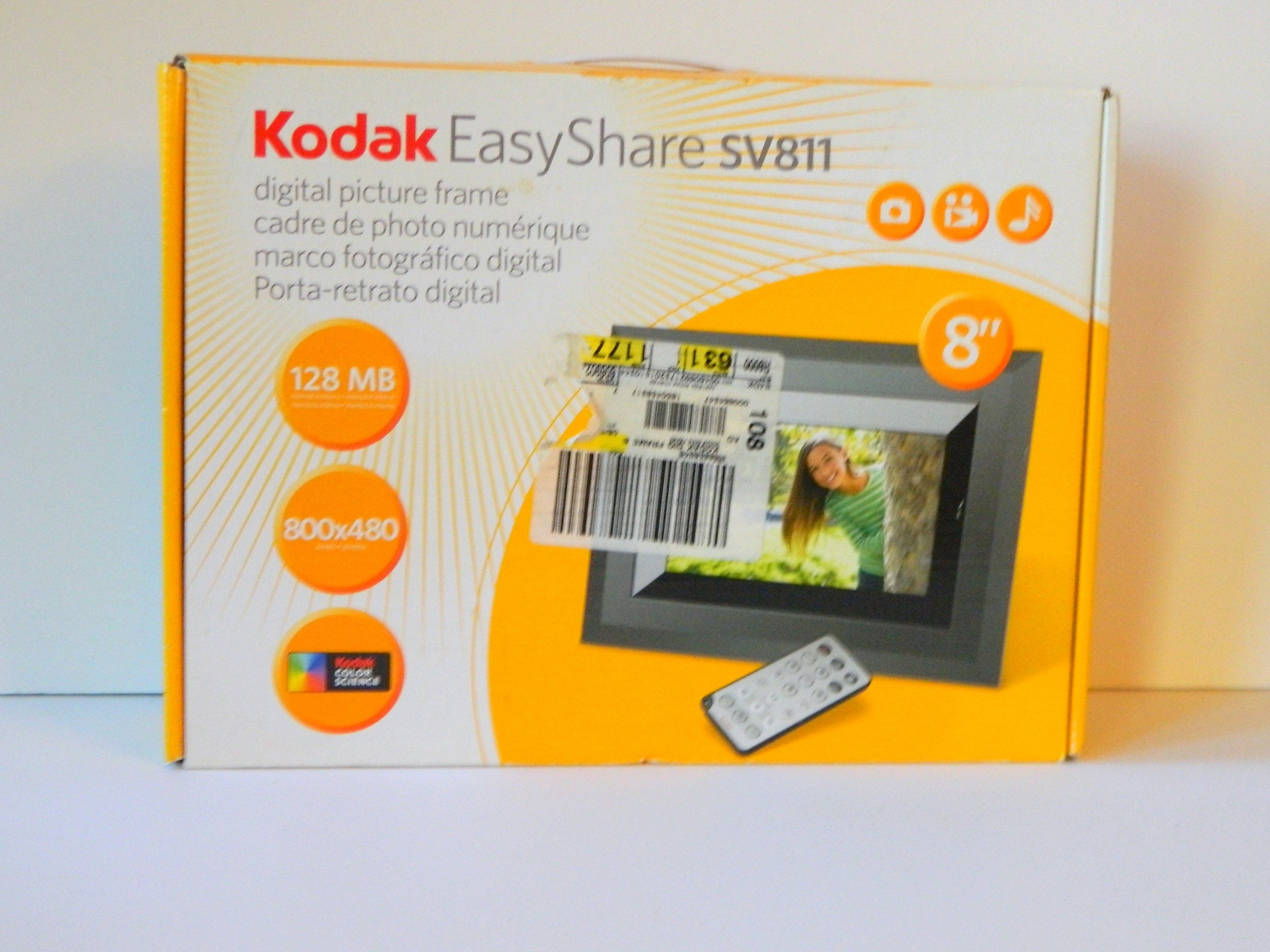 Kodak Easy Share SV811 Digital Photo Frame Display With Remote Control