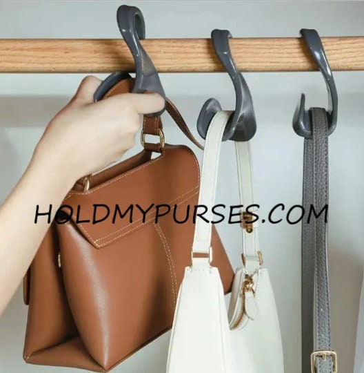 Round Rhinestone Purse Handbag Hanger Crystal Alloy Purse Handbag Bag  Hanger Hook Holder Foldable Multi-Purpose Women Bag Hooks