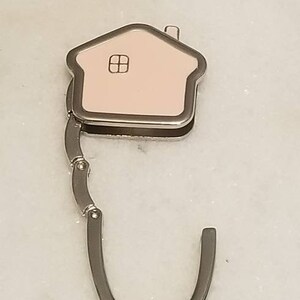 Cute Home Shaped Purse Hook/Bag Hanger For Tabletop. image 3