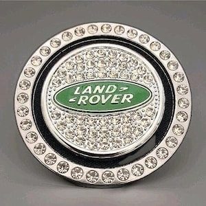 2tlg. Metall Auto Druckknopf Strass Ring und Cap / Car Bling / Innenraum Zubehör