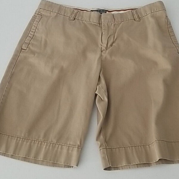 Ralph Lauren Shorts Womens 10 Polo Jeans Co Bermuda Beige Mid Rise Khaki