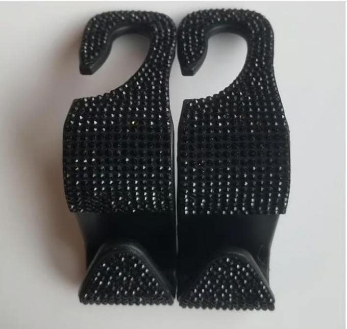 Ganci Per Sedile Auto Con Strass - 2 Pezzi Per Organizzare Borse E Shopping Nel Posteriore 1233235