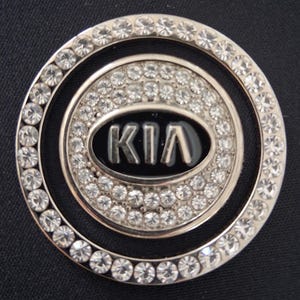 2pc. Metal Car Push Start Button Rhinestone Ring And Cap/Car Bling/Car interior Accessories