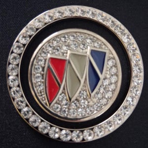 2pc. Metal Car Push Start Button Rhinestone Ring And Cap/Car Bling/Car interior Accessories