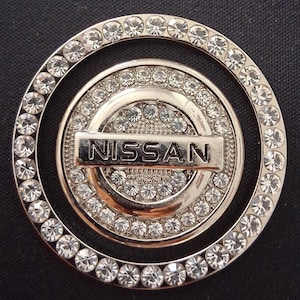 2pc. Metal Car Push Start Button Rhinestone Ring And Cap/Car Bling/Car interior Accessories