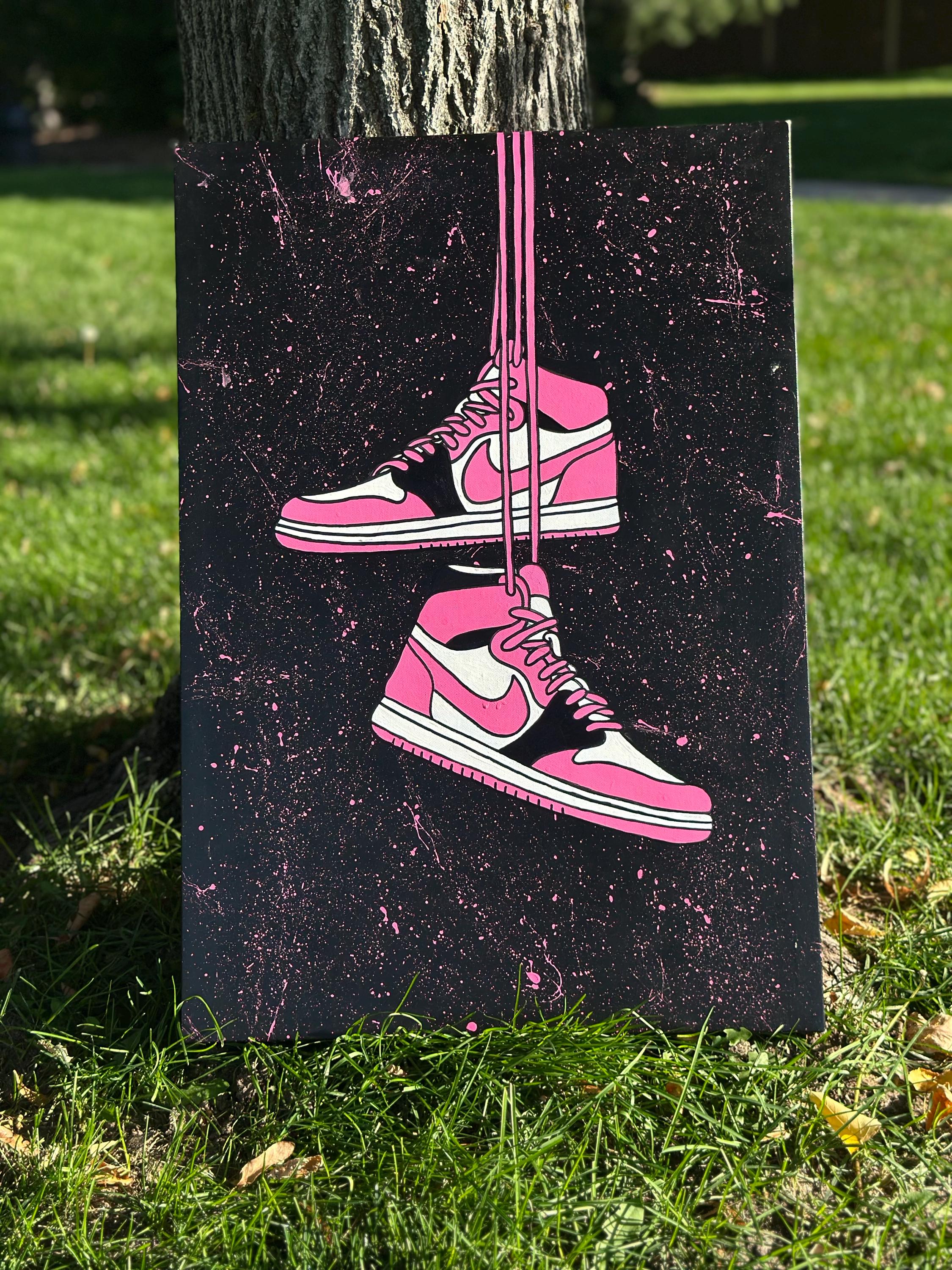air jordan shoe painting