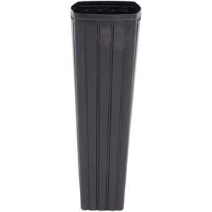 8 Inch Tall Tree Pots – Durable Black Plastic Seedling Containers (Set of 10)