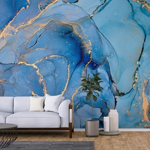 Marble Wallpaper, Removable Wallpaper, Peel and Stick Wallpaper, Temporary Wallpaper, Home Decor, Wall Art Printable, Wallpaper