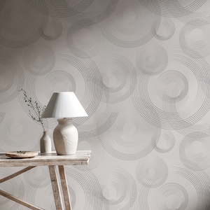 Geometric Wallpaper Peel and Stick, Abstract Wall Mural, Removable Wallpaper, Living Room Decor, Bedroom Wallpaper