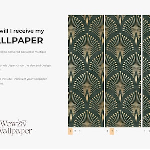 Papel pintado botánico de setas vintage - Autoadhesivo y removible imagen 8