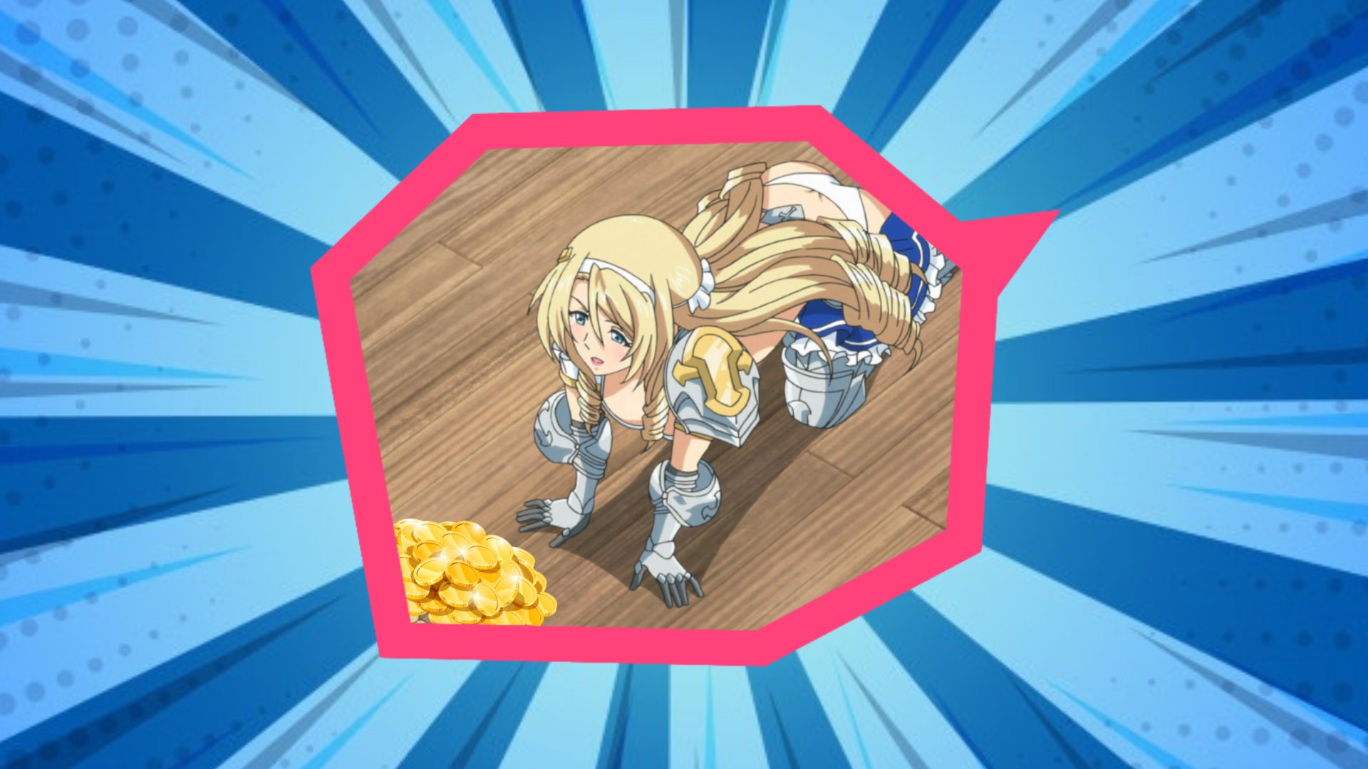 Bikinni Warrior Anime Waifu "Look at this gold!" Twitch alert with sound!