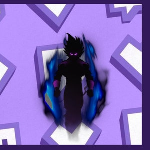 Dark prince no background or frame Custom twitch Anime alert with sfx