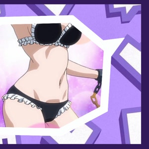 Anime girl Waifu Bikini Twitch alert! Z dźwiękiem audio! „pomyślałem, że fajnie byłoby urozmaicić!”
