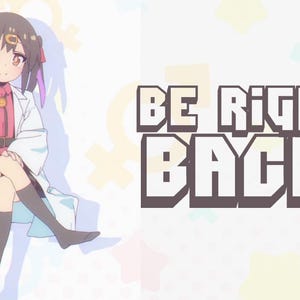 Anime Sister Be Right Back mit Schleife für OBS/Twitch