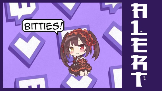 6 Pop Anime Twitch Alertz follower Sub Tips Bits Host - Etsy