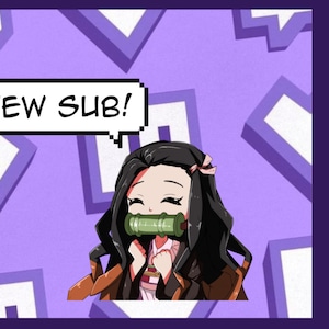 4 Pop Anime Girl TwitchAlertz - (Anhänger, Sub, Tipps, Bits) Pack - ohne Audio