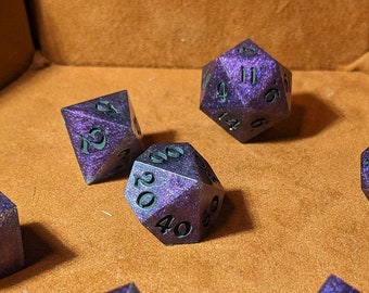 ¡Dados Dnd temáticos de gatos guerreros! (Protagonistas)