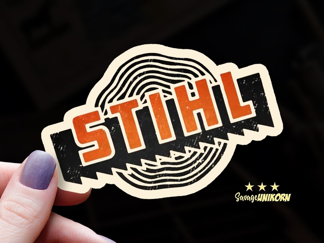 STIHL Chainsaws Sticker Lumberjack Chainsaw Decal Outdoor Enthusiast