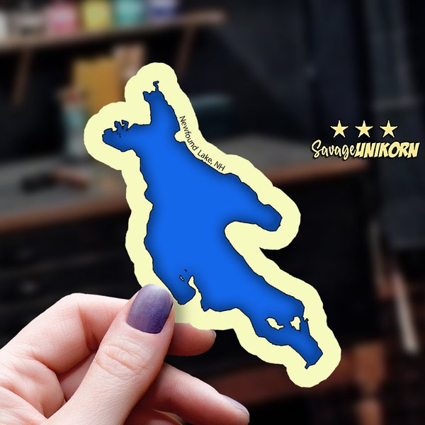 Newfound Lake Sticker | UV-Resistant | Waterproof | Ships Free