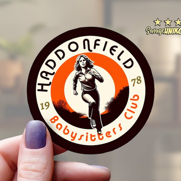 Laurie Strode Halloween Sticker, Babysitters Club Sticker, Haddonfield Sticker, Horror Movie Sticker, Halloween Décor