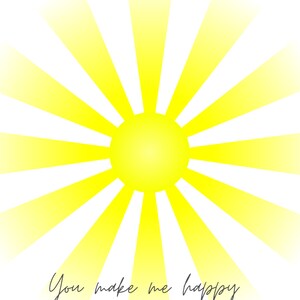 You are my sunshine wall art