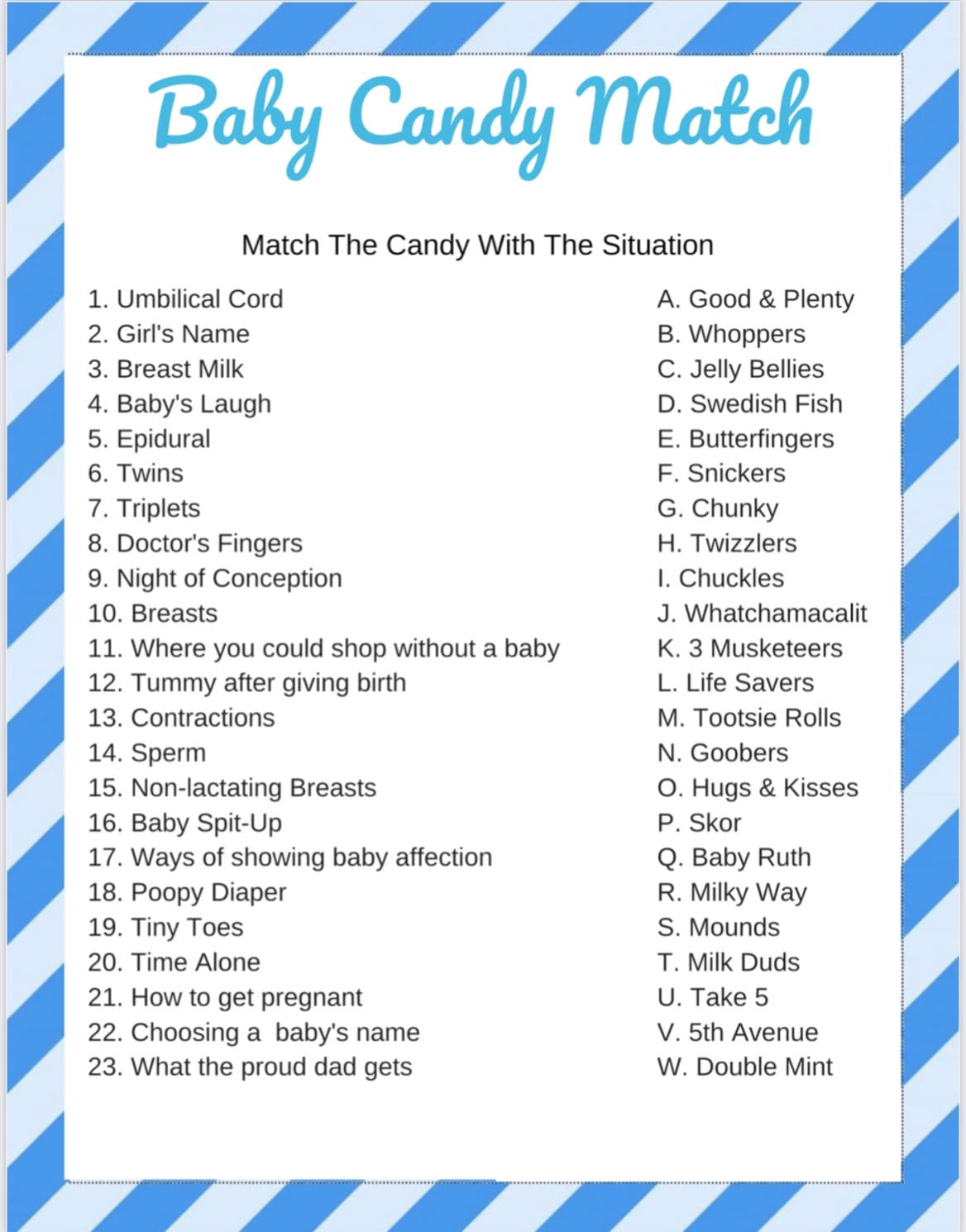 Boy Baby Shower Games - Etsy