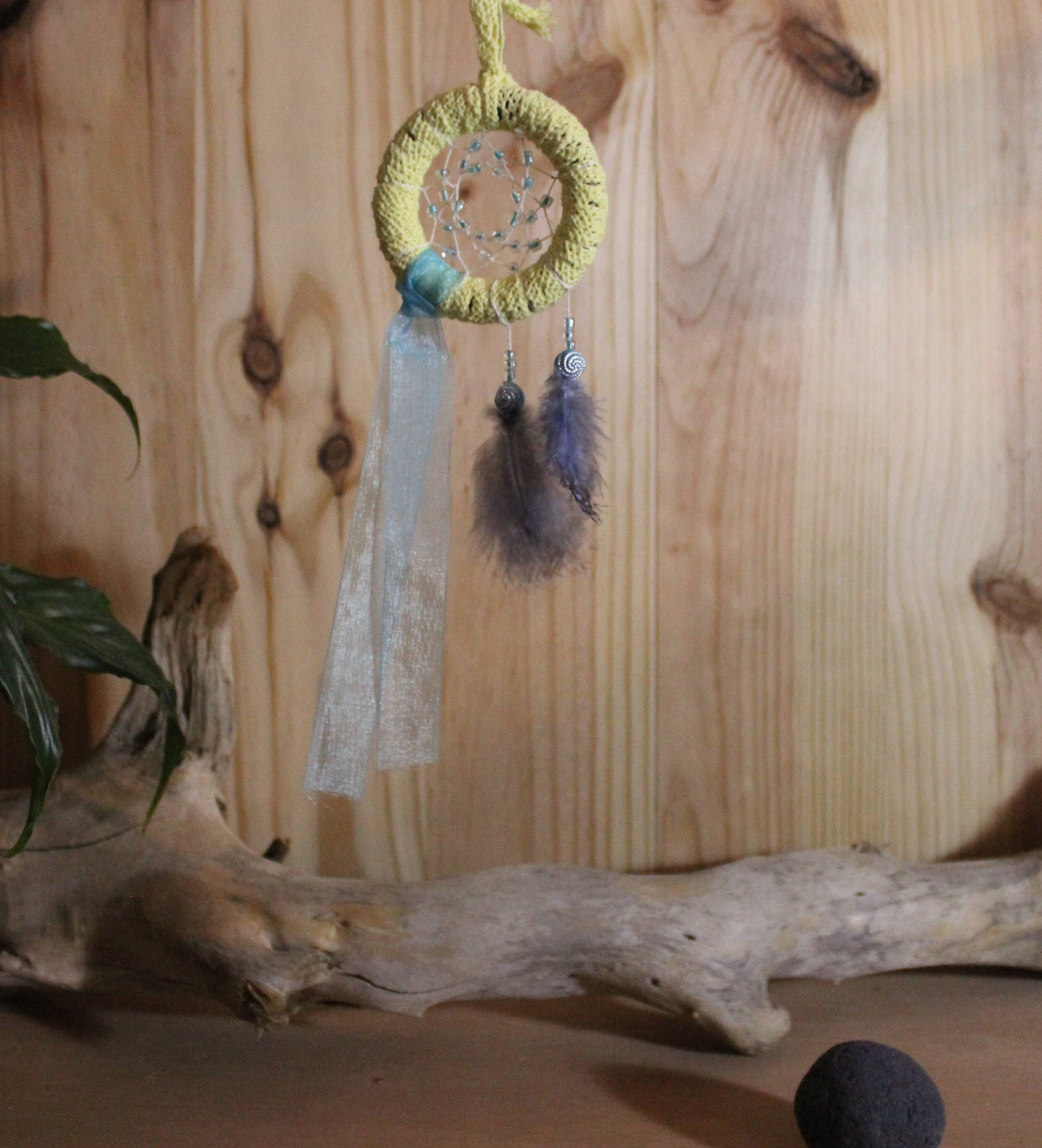 Attrape Rêves Plumes et Dentelle