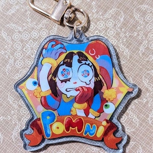 Pomni Keychain & Sticker TADC