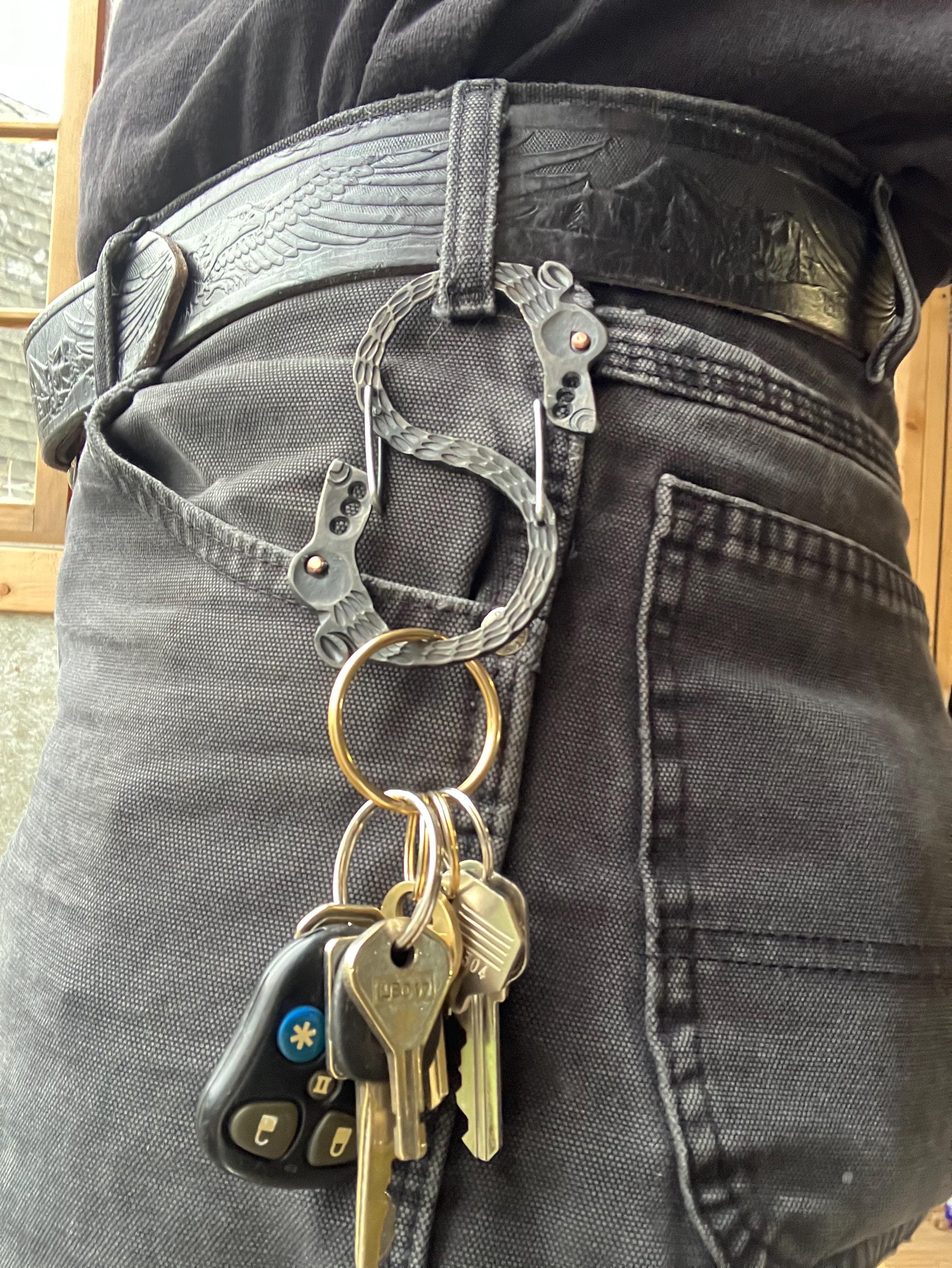 Wolf Head S Hook Keychain Carabiner - Etsy