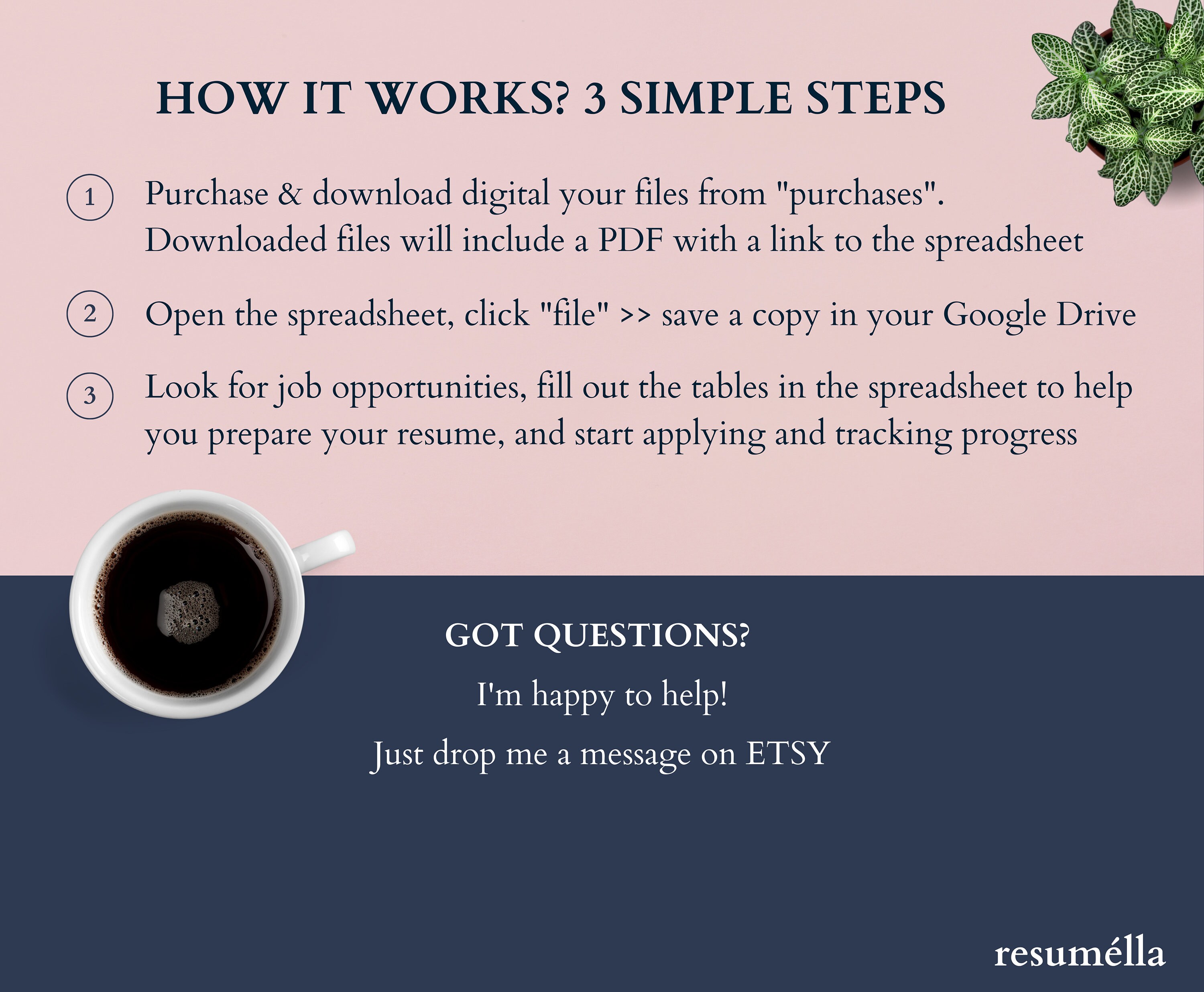 Job search tracker spreadsheet interview dashboard digital