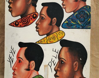 African Barber Sign | Etsy