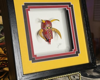 Handgesneden vejigante-masker - Puerto Ricaanse volkskunst carnaval