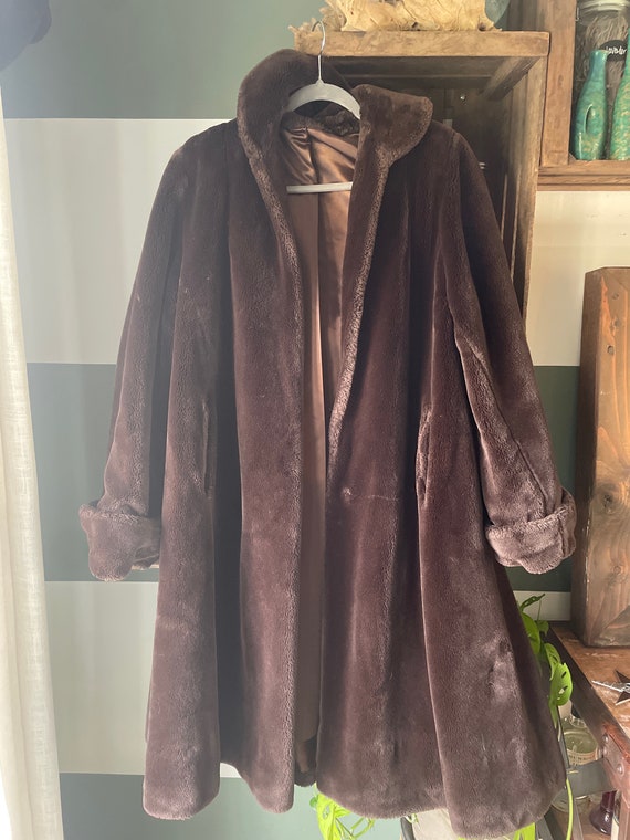 1960’s Cloud No. 9 Vintage Faux Fur Coat