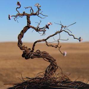 Árvore de flor de cerejeira de sucata