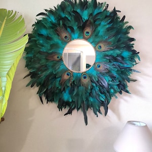 Jujuhat Peacock feathers and Rooster feathers