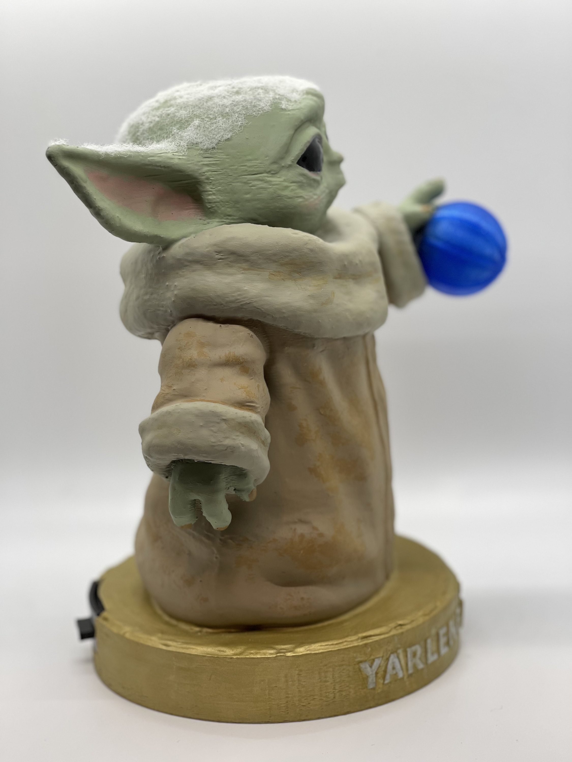 Baby Yoda grogu Lamp With Personalized Base Etsy