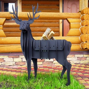 Deer Brazier Laser Cut File: DXF, DWG