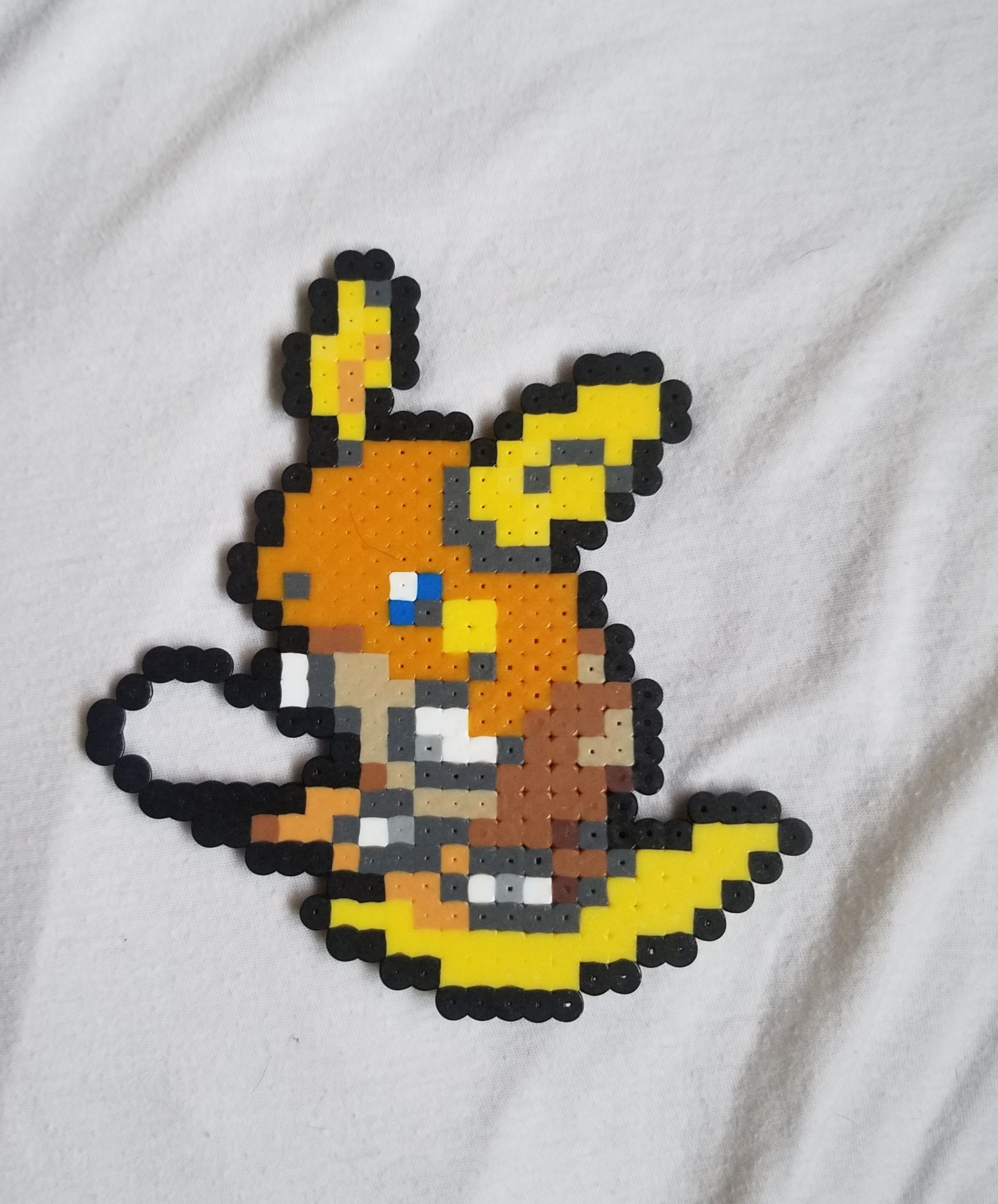 Alolan Raichu Pokemon Perler Bead Sprite Etsy Singapore
