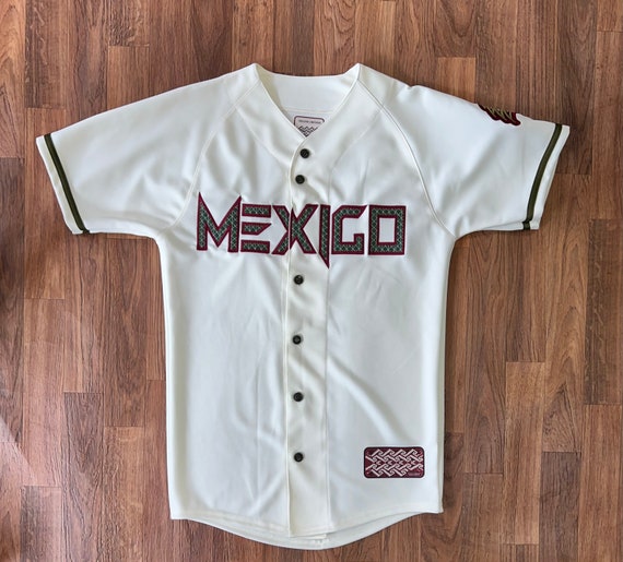 Mexico Baseball White Jersey Aztecas 2023 Casaca De Mexico 