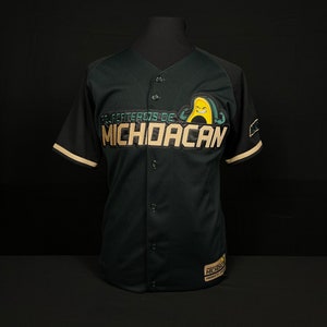 Aguacateros de Michoacán casaca, Michoacán Buena Madera Jersey Negro México Bordado Envío gratis, Calcomanía gratis, Calcomanía Gratis!