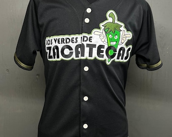 Los Chiles verdes de Zacatecas, new Zacatecas Baseball jersey, Casaca de Zacatecas, Chiles Zacatecas White Mexico Embroidery Free shipping!