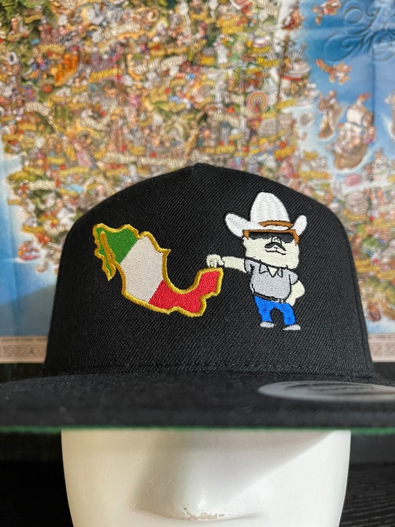 Mi Tío Mayo Zambada Mexico Gorra Snapback Black Flat Bill Cap Etsy