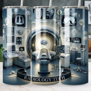 Radiology Tech 20 oz Skinny Tumbler Wrap, Straight/Tapered Design, Radiologist Tumbler Png, Digital Download,X-Ray Technician Tumbler Wrap
