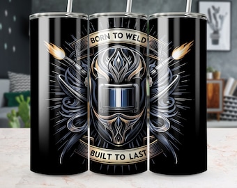 Welders Tumbler Wrap, Sublimation Design, Straight/Tapered, Digital Download, Welder PNG Welder Tumbler For Welder gifts, Welder Design Wrap